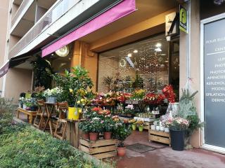 Fleuriste rouge pivoine 